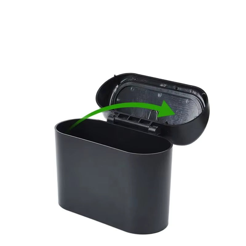 Car Trash Hanging Mini Vehicle Garbage Organization with Lid Multifunctional Folding Automotive Garbage Storage Box Car Supplie