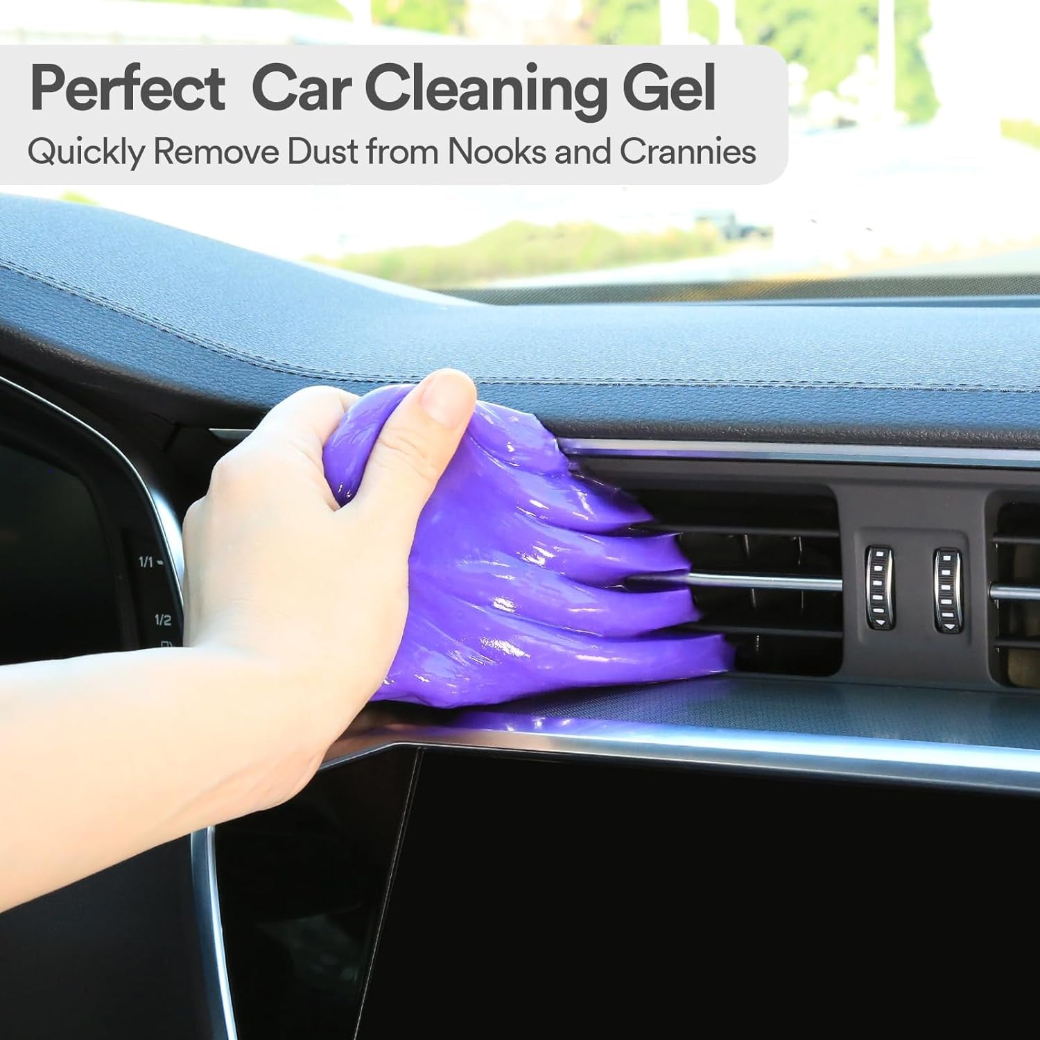 Car Cleaning Gel Detailing Putty Auto Detail Tools Car Interior Cleaner Slime Car Accessories Christmas Stocking Stuffers for Men Women Teens White Elephant Gifts Adults